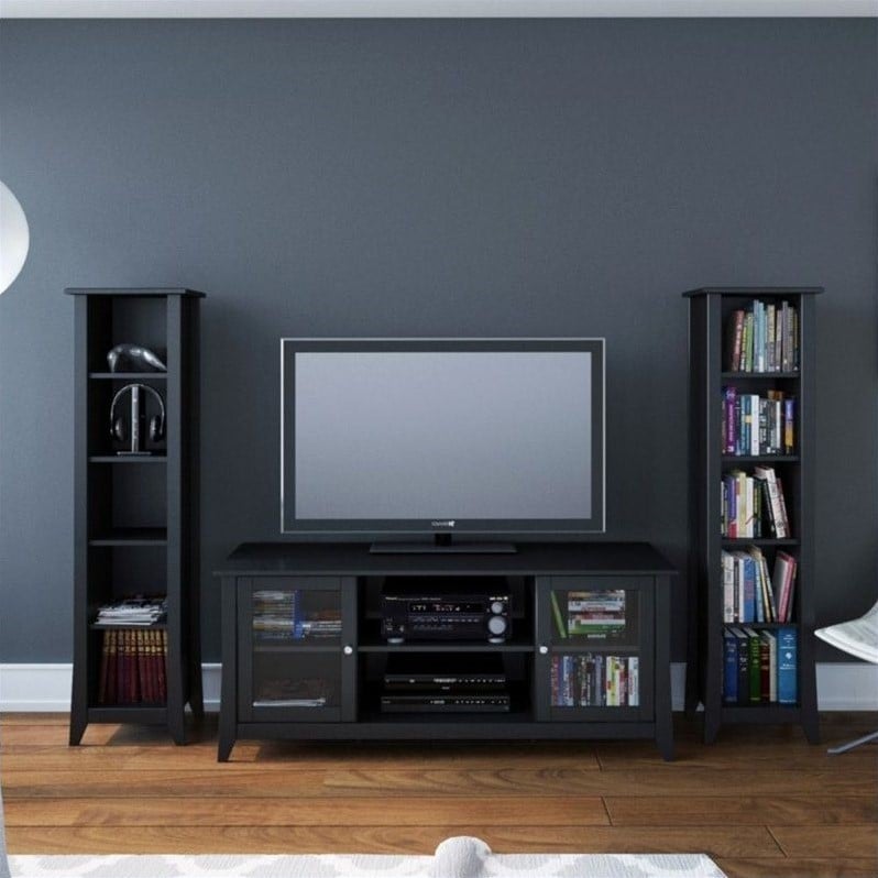 58" TV Stand in Black 203106