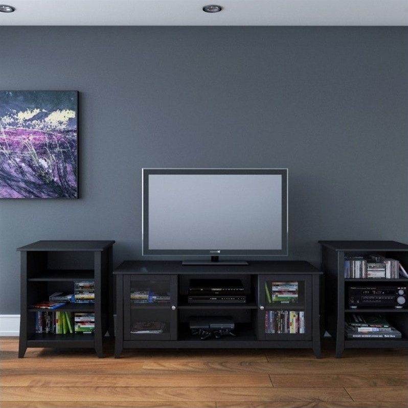 58" TV Stand in Black 203106