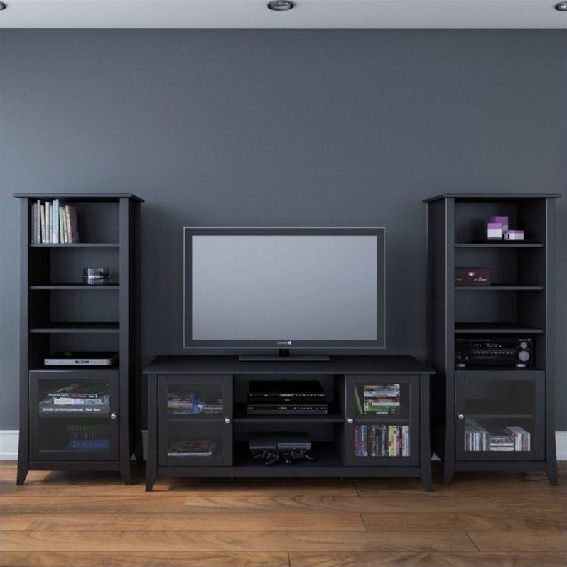58" TV Stand in Black 203106