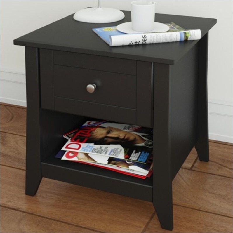 End Table in Black - 200806