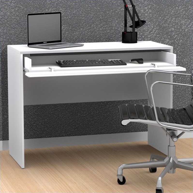 1 Drawer Desk in White - 221803