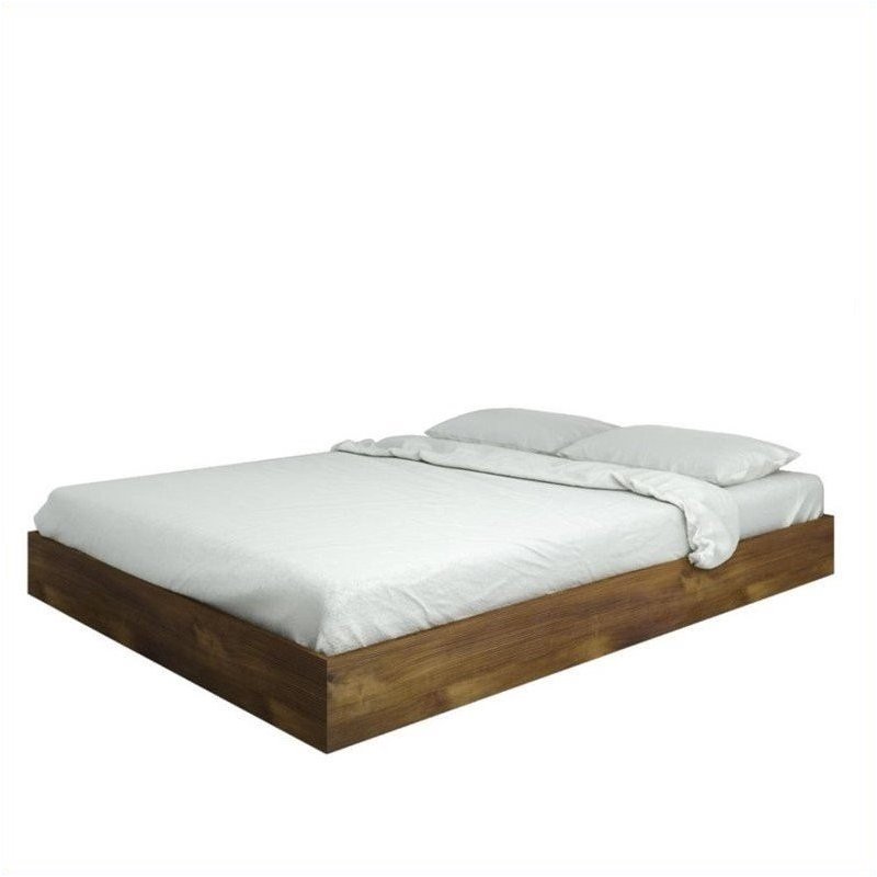 Nexera 401260 Queen Size Platform Bed Truffle - 401260