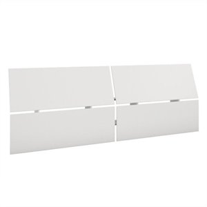 nexera acapella wide slat headboard in white
