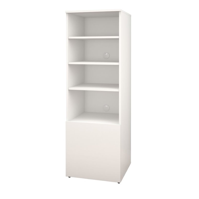 Bookcase in White and Melamine 600203