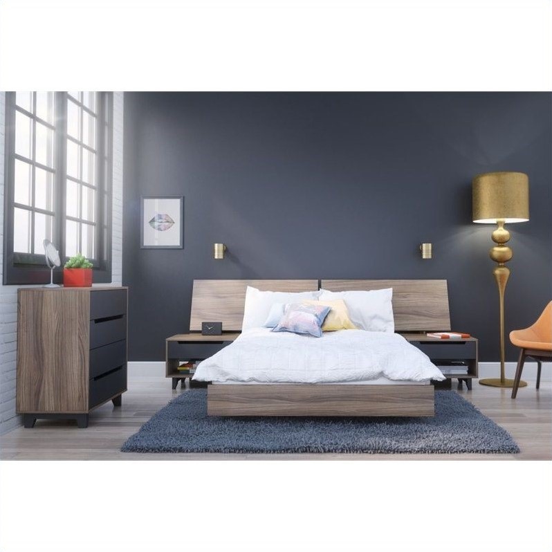 Nexera 345431 Full Size Platform Bed, White Queen Bedroom Sets Under 500