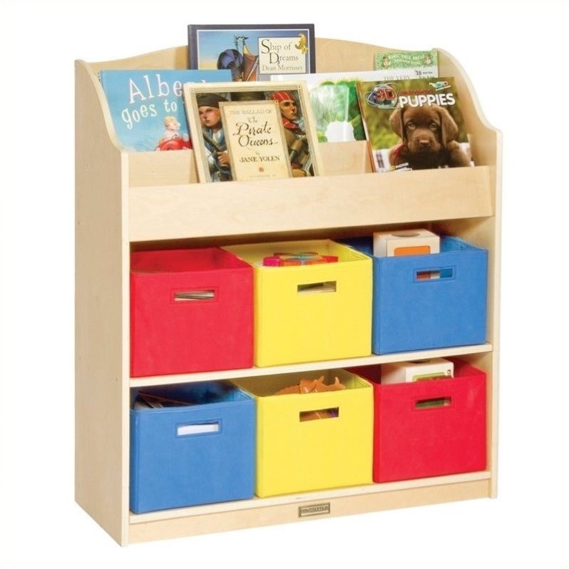 Guidecraft Book and Bin Storage - G6455