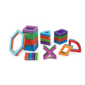 guidecraft 48-piece plastic frames set for age 4+ in multi-color