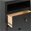 Prepac Sonoma 2 Drawer Nightstand in Washed Black