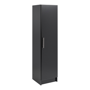 Prepac Elite 65 in. Engineered Wood Narrow Storage Cabinet in Black