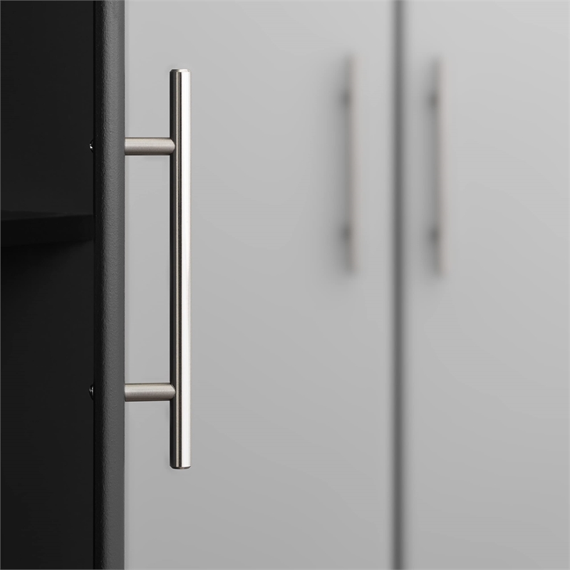 Prepac Elite 32 in. 1-Shelf Engineered Wood Wall Cabinet in Black