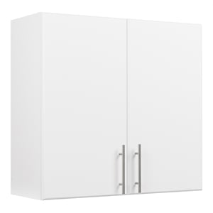 Prepac Elite 32 in. 1-Shelf Engineered Wood Wall Cabinet in White