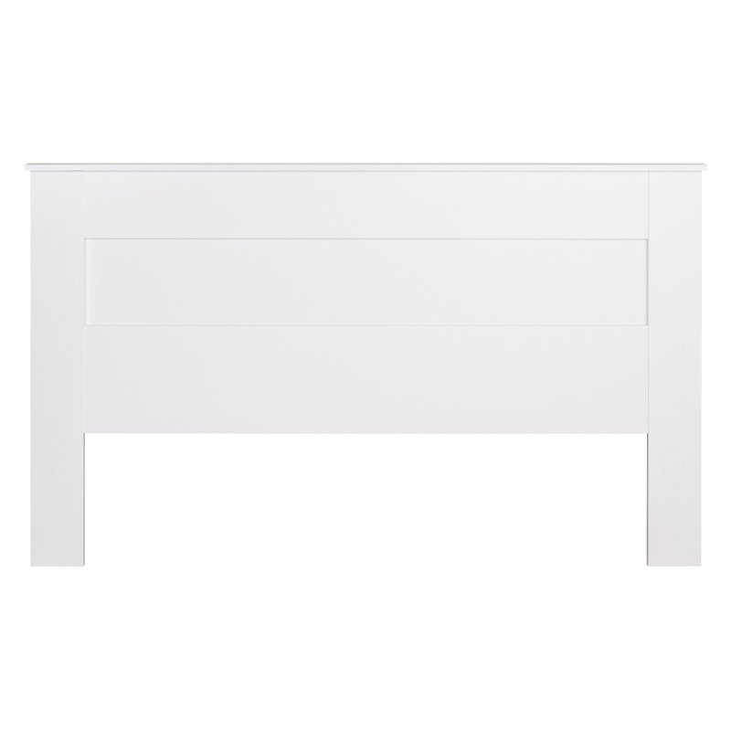 Prepac King Flat Panel Headboard in White | Cymax Business