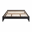 Prepac Select 4 Post King Platform Bed in Deep Black