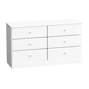 prepac astrid 6 drawer dresser