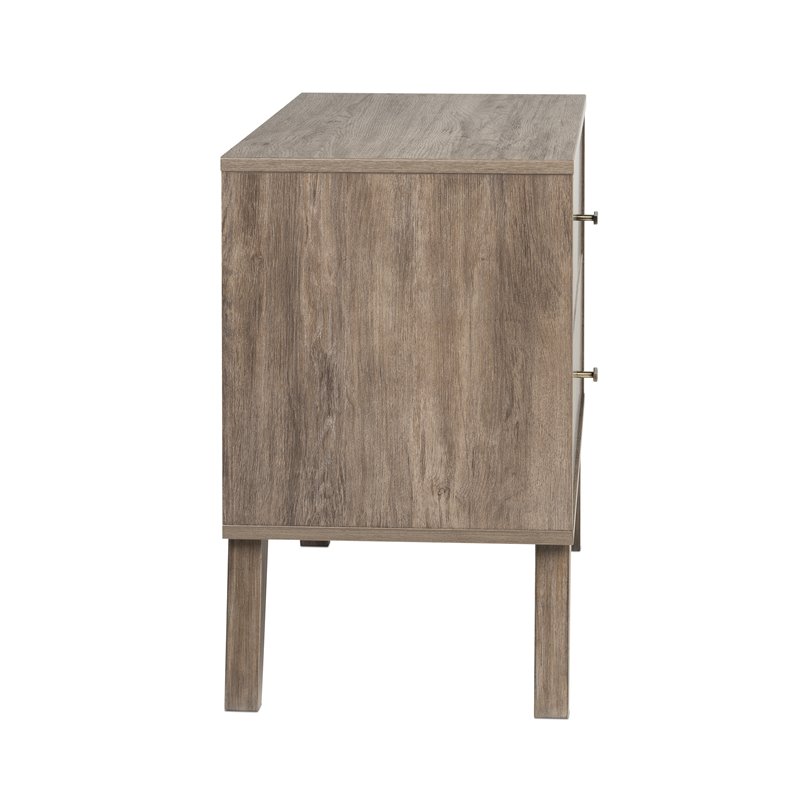 Prepac Milo Mid Century Modern 2-drawer Nightstand - Thumbnail 5