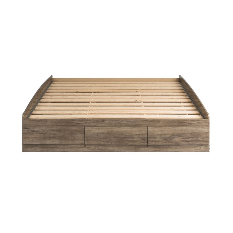 Prepac Salt Spring King Platform, Prepac Mate S Platform Storage Bed With 6 Drawers King Espresso