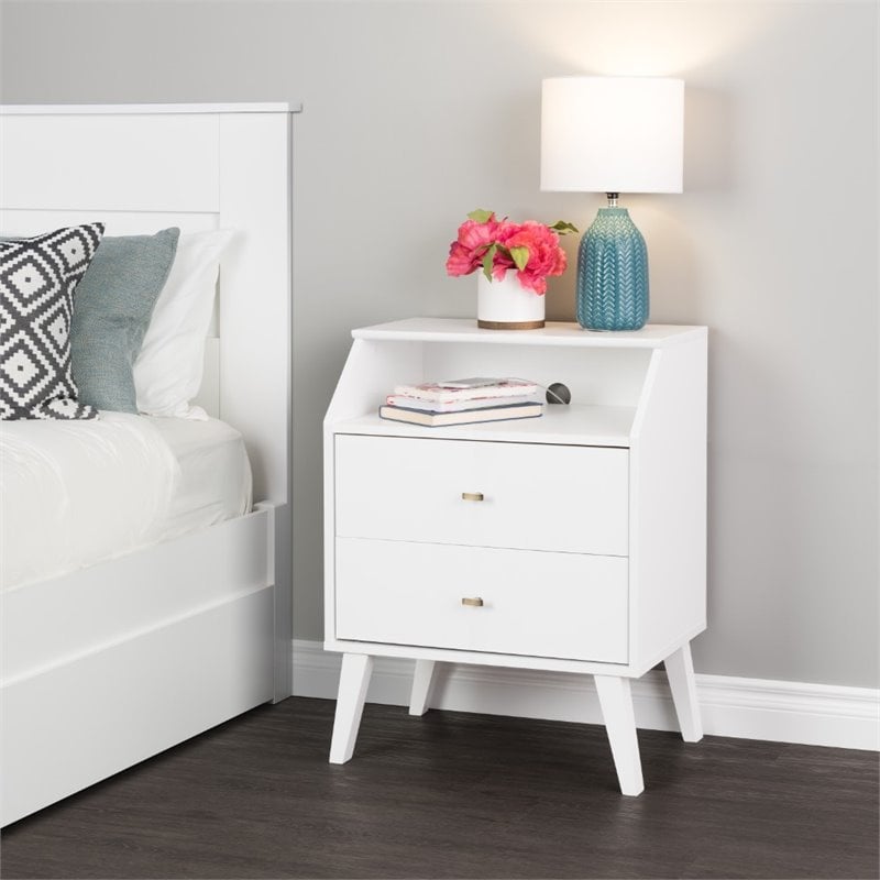 Charlton Home Verona 2 Drawer Nightstand