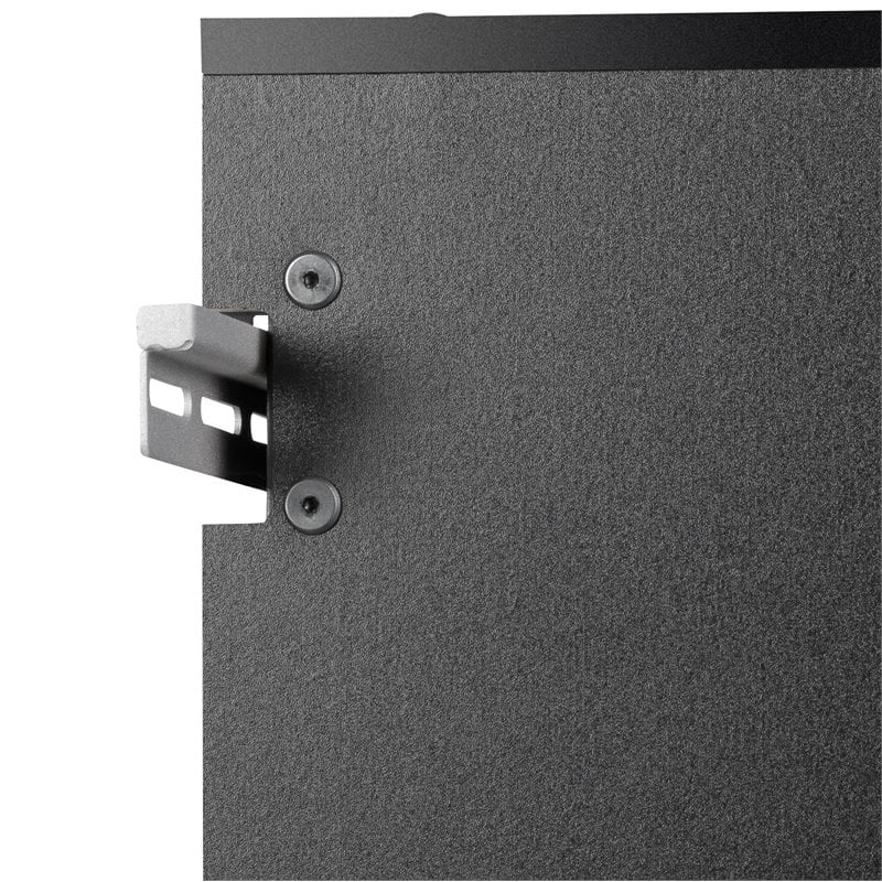 Prepac HangUps 30 in. 1-Shelf Engineered Wood Storage Cabinet in Black