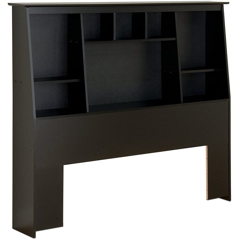 Prepac Sonoma Black Tall Queen Bookcase, Prepac Bed Frame