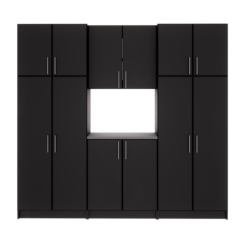 Prepac Elite Black Engineered Wood Storage Cabinet Set I 6 pc Cymax Business
