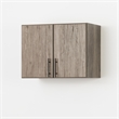 Prepac Elite 32 inch Stackable Drifted Gray Engineered Wood Wall Cabinet