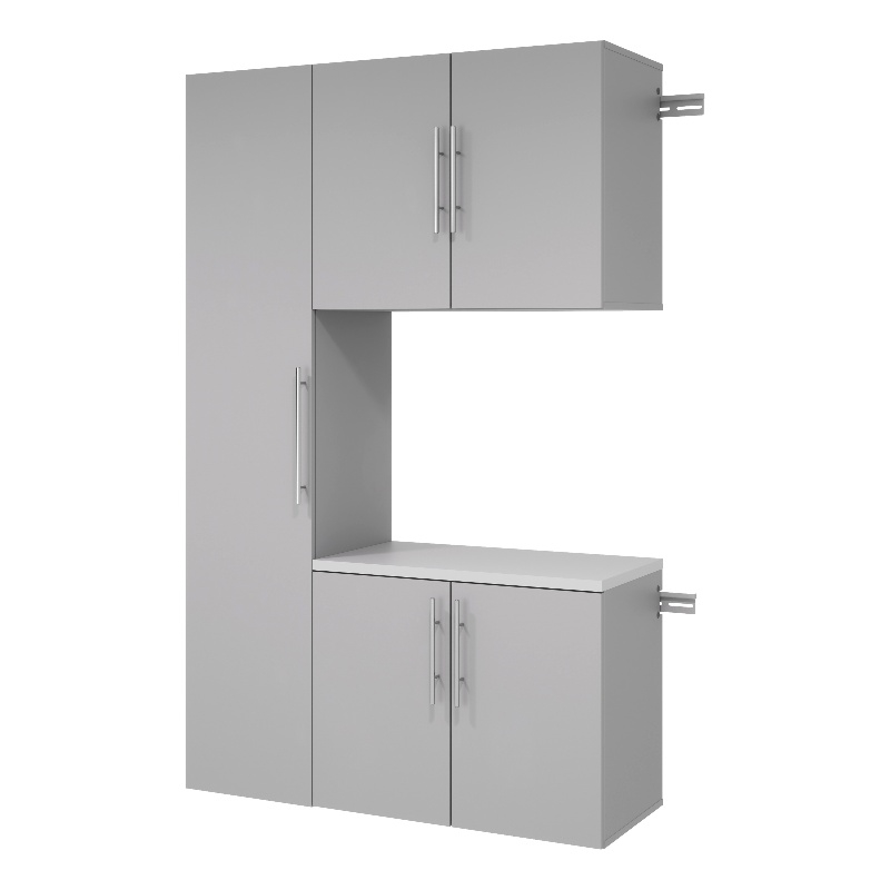 Hangups Storage Cabinet, Light Gray, Large