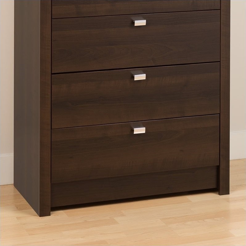 5 Drawer Chest in Espresso EDBR05501