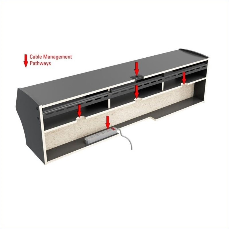 Prepac Altus Plus 58 Floating Tv Stand In Espresso 143 98 Pic Prepac Altus Plus 58 Floating Tv Stand In Espresso