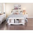 Prepac Monterey Queen 5 Piece Bedroom Set in White