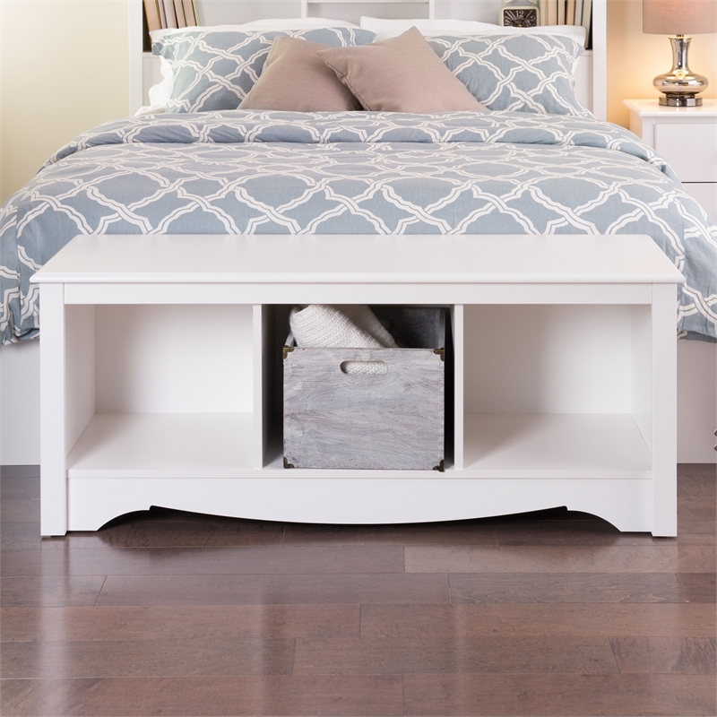 Prepac Monterey Queen 5 Piece Bedroom Set in White