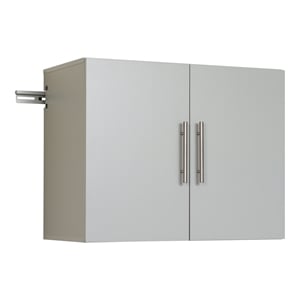 Prepac HangUps 30 in. 1-Shelf Engineered Wood Storage Cabinet in Light Gray