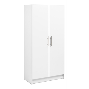 Prepac Elite 65 in. Engineered Wood Storage Cabinet in White