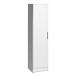Prepac Elite 65 in. Engineered Wood Narrow Storage Cabinet in White