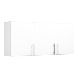 Prepac Elite 54 in. 3-Door Engineered Wood Wall Storage Cabinet in White