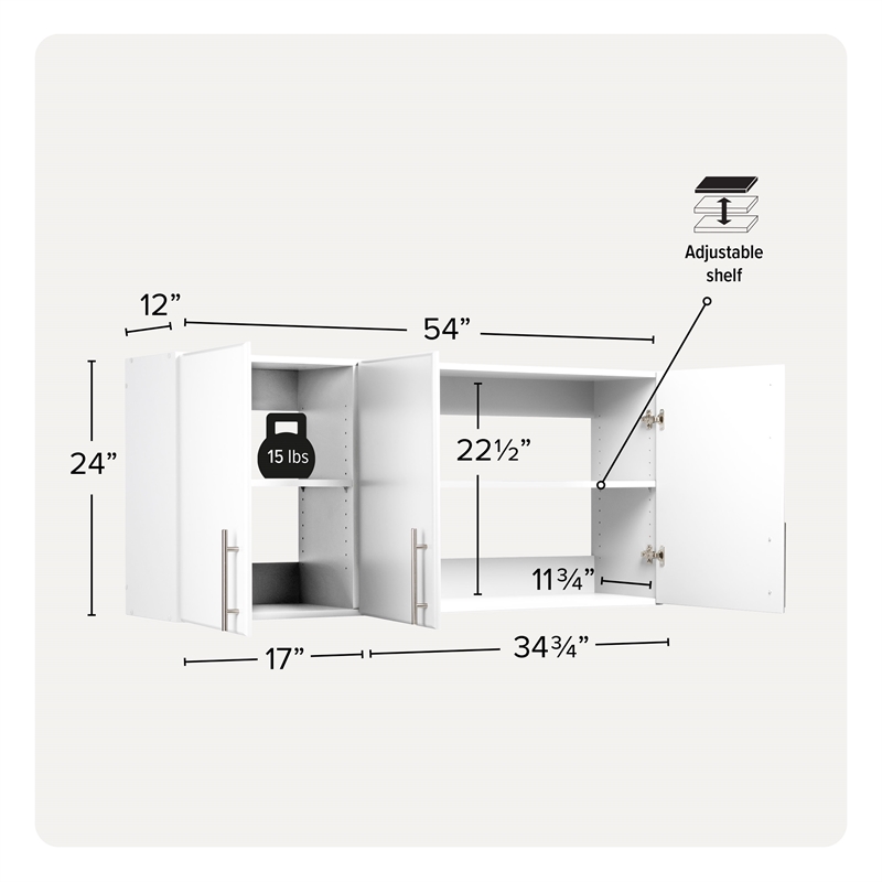 Prepac Garage / Laundry 3-Door Wall Cabinet - Thumbnail 4