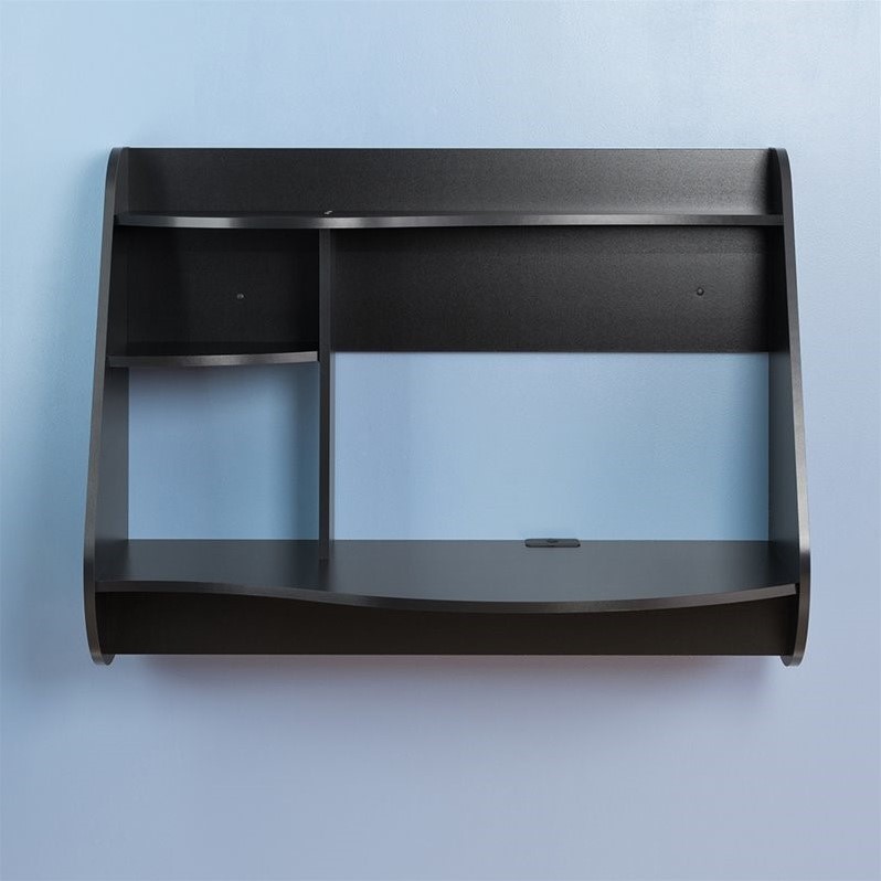 Floating Desk in Black BEHW09011