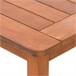 CorLiving Miramar Natural Wood Outdoor Bar Height Table