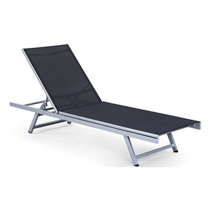 corliving weather resistant mesh reclining patio lounger