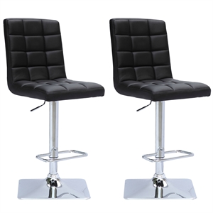 mer-1087 corliving adjustable leather bar stool (set of 2) - 3