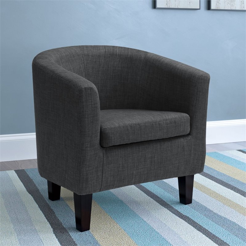 Grey jumbo cord online tub chair