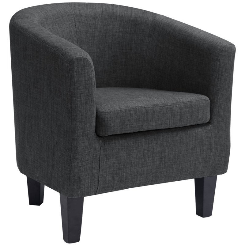 Grey cord tub chair hot sale