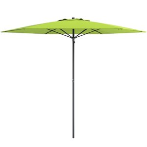 CorLiving 7.5ft UV Resistant Lime Green Fabric Beach/Patio Umbrella