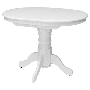 corliving dillon extendable pedestal dining table
