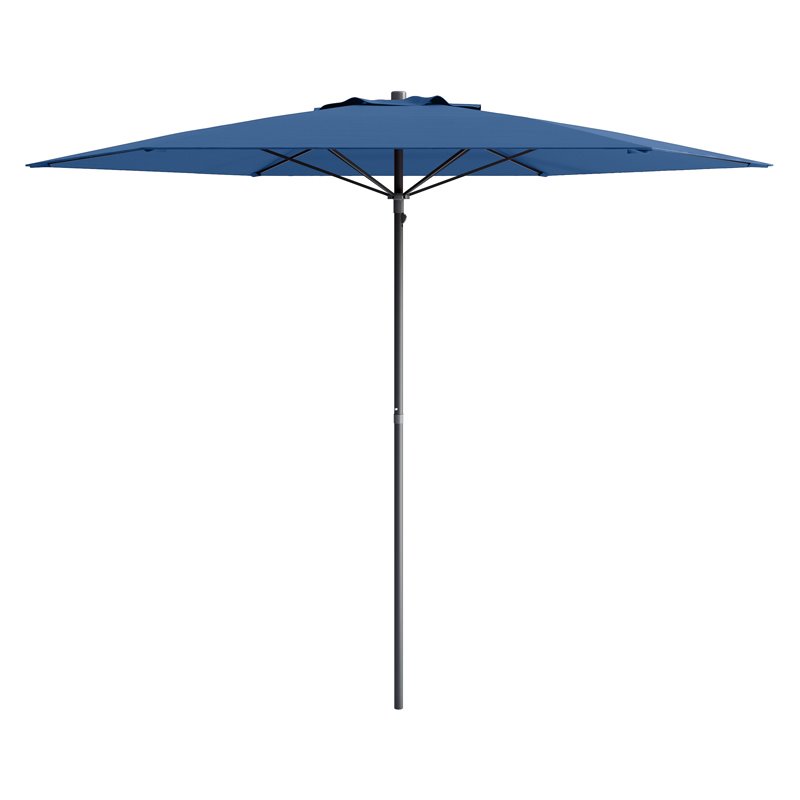 Corliving Uv And Wind Resistant Beach Patio Umbrella In Cobalt Blue Ppu 690 U