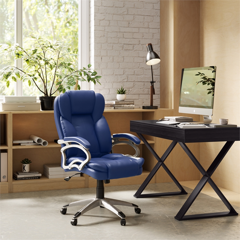 Cobalt blue office outlet chair