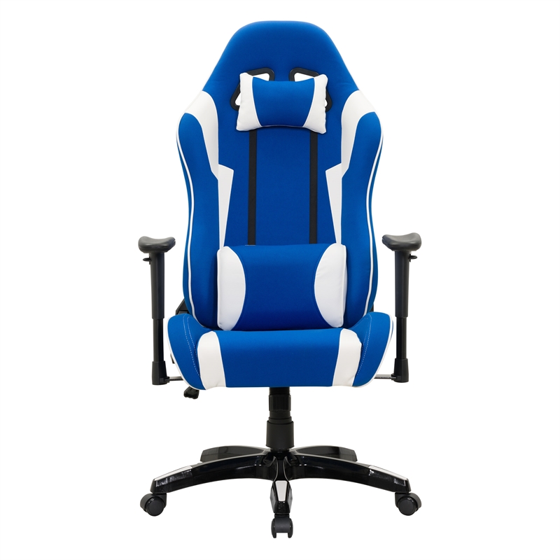 CorLiving High Back Ergonomic Gaming Chair Blue and