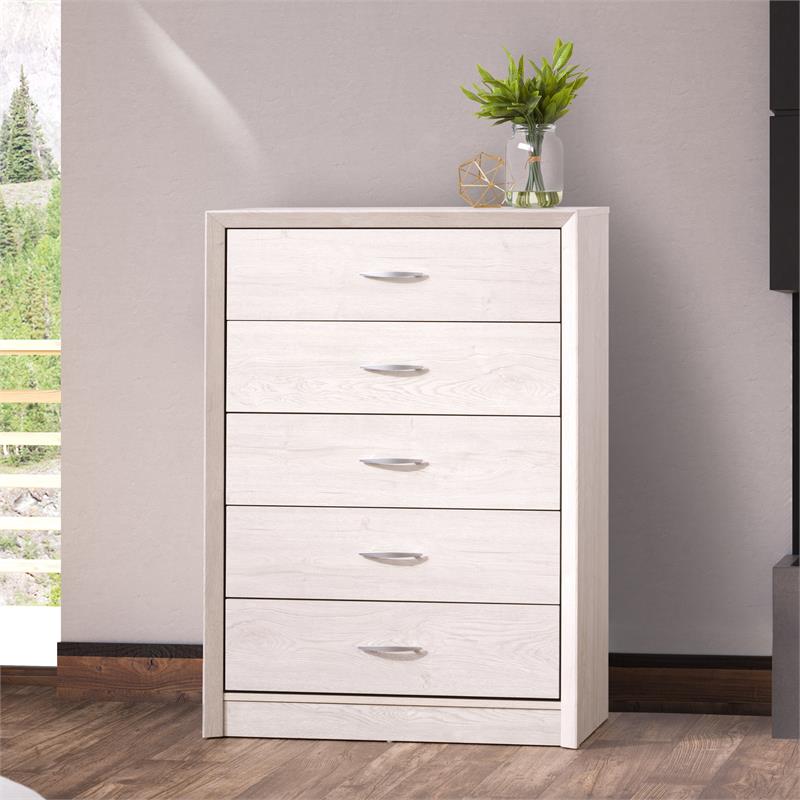 White oak on sale tall dresser