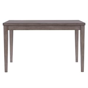 corliving new york gray wood counter height dining table