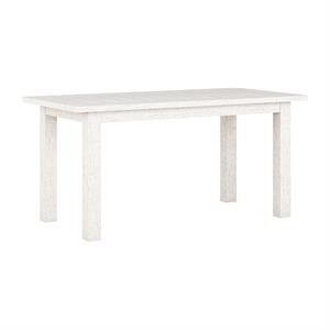 corliving miramar white washed wood outdoor coffee table