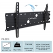 CorLiving Black Metal Fixed Low Profile Wall Mount for 40